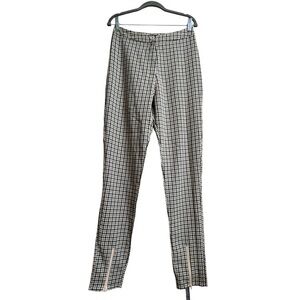 😍2/$20 NWOT Pretty Little Thing Sz 6 Plaid High Waist Slim Zip Ankle Trousers